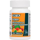 Deva Vegan Multivitamin, Mineral Supplement, Tiny Tablets, 90 Count Bottle