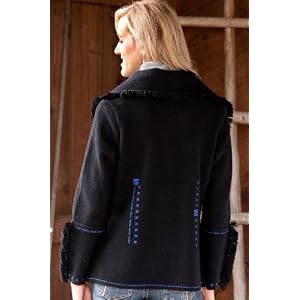Ladies Sheridan Boiled Wool Jacket