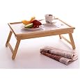 Breakfast Bed Tray, Flip Top, Foldable Legs