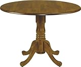 IMAGE OF International Concepts Soft Cherry 42'' Round Casual Dining Pedestal Table