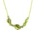 Necklace - N139 - Twisted Murano Glass ~ Olive Green
