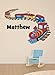Train Personalized Custom Name Childrens Nursery Vinyl Wall Decal