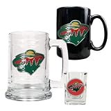 Minnesota Wild NHL Beer Tankard & Shot Glass