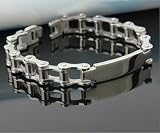 Mens boy Silver Stainless Steel Bracelet Chain Bangle sl010003