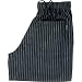 Chef Works PINB-000 Yarn Dyed Designer Baggy Pants, Black and White Pinstripe, Size 2XL