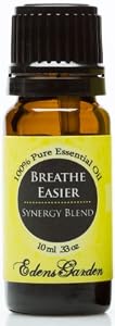Breathe Easier Synergy Blend Essential Oil- 10 ml (Peppermint, Rosemary, Lemon & Eucalyptus)