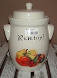 Produkt-Bild: Rumtopf,G&auml;rtopf 3,50 Ltr. Steinzeug Obstmotiv