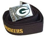 Web Belt with Buckle Green bay Packers