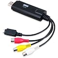 August VGB100 USB 2.0 Video Capture Device Card - Grabber Lead to Convert VHS / S Video / RGB via USB Transfer Cable - For Windows 8 / 7 / Vista / XP