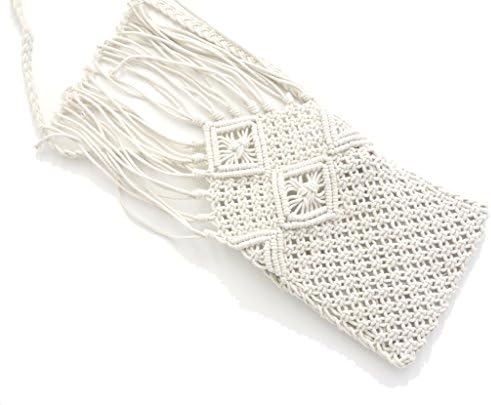 TSUBOMI Fringe Straw Mini Bag (White)