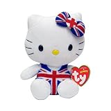 Ty Beanie Baby - Hello Kitty - Union Jack Swimsuit - Uk Exclusive !