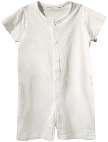 John N Tree Baby Short Sleeve Romper (3~6 Months, Ivory)