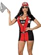 Plus Size Race Car Driver Costume Mini Dress Theatre Costumes