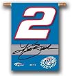 KURT BUSCH #2 2-SIDED 28" X 40" BANNER W/ POLE SLEEVE