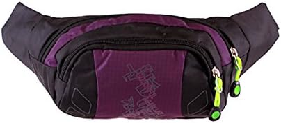 Alyssa Mulder Fashion Sports Big Capacity Multi-purpose Waist Bag Fanny Pack Chest Pack with Adjustable Belt 66-110cm & Data Wire Hole for Iphone Samsung Galaxy HTC MP3 Key Photo Pocket Money Credentials Makeup and Automatic Umbrella
