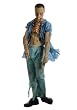 The Walking Dead-Patient'S Gown With Molded Wounds Adult Costume (As Shown;One Size)