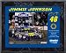 Jimmie Johnson unsigned 8x10 Plaque with Race Used Lugnut- Limited to 548