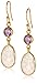 Amazon Essentials 14k Gold over Sterling Silver Gemstone Drop Earrings, (previously Amazon Collection)