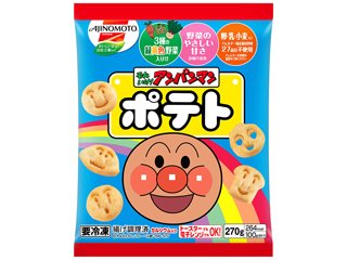 【12パック】 冷凍 野菜 それいけ！アンパンマンポテト 270ｇ 味の素