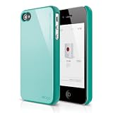 elago S4 Slim Fit 2 Case for iPhone 4/4S (Coral Blue)- ECO PACK