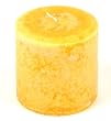 3" x 3" Mottled Pillar, Golden Pear