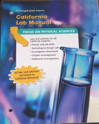 McDougal Littell Science California: Lab Manual (Student) Grade 8 Physical Science