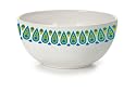 Precidio Objects 4570L85-AM107 Jonathan Adler Mod Peacock 6" Manhattan Rice Bowl