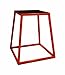 j/fit Plyo Box, 12-Inch, Black/Red