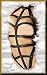 Studded Peek-A-Boo Leather Teddy Adjustable Collar Lycra Thong Back Sizes: Small, Medium, Large or X-Large