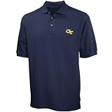 Georgia Tech Yellow Jackets Navy Blue Pique Polo