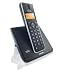 Philips SE 2501 B/38 Schnurlostelefon (HD Sound, Monchrom Display, Gleb Hintergrundbeleuchtung, 100 Namen und Nummern Telefonbuch, Anrufer-ID, 12 Stunden Gesprächszeit, 150 Stunden StandBy-Zeit) schwarz