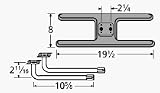 H-Shaped Twin Cast Iron Burner L-Shaped Venturi