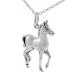 Sterling Silver Horse Necklace