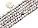 6mm Round White Howlite Beads Strand 15 Inch Jewelry Making Beads