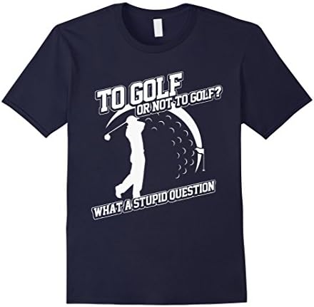 Men's To Golf or Not To Golf T-shirt 2XL Navy