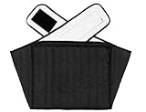 Hotties Soothing Backwrap Microwavable Heat Wrap for Lower Back Pain Relief - Black Quilted