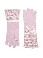 Alice Hannah Guantes de Lana Vintage (Rosa)