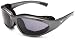 7eye Men's Bora Nxt Resin Sunglasses,Charcoal Frame/Re-ACT NXT Gray Lens,one size