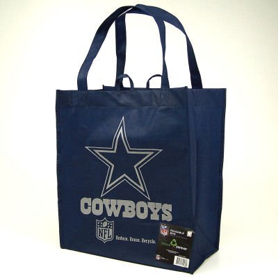 Buy DALLAS COWBOYS OFFICIAL REUSABLE SHOPPING GROCERY BAG (2) by Forever Collectibles
