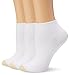 Gold Toe Women's Ultra Soft French Quarter Socks, 3-Pairs