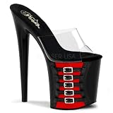 FLAMINGO-801FH-05 Clear-Red/Black