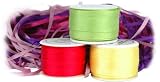 4mm Silk Ribbon - 50 Spool Set