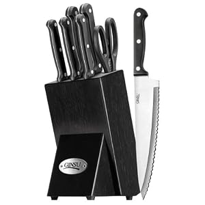 Click to read our review of Ginsu Bakelite Knife Set with Block!