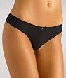 Cuddl Duds Cotton Spandex Thong Panty