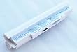 NetBook Replacement Battery for Samsung NC20 ND10 NC10 Series AA-PB6NC6W AA-PB8NC6B AA-PB8NC6M High Capacity 9-cells 7200mAh White