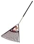 Ames True Temper Clog-Free Poly Leaf Rake With 48-Inch Cushion Grip Wood Handle 1906500