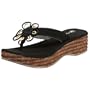 Cudas Women's Pisa Platform Sandal,Black,8 M