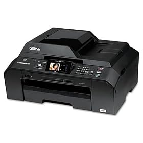 Brother Printer MFC-J5910DW Wireless Color Photo Printer with Scanner, Copier and Fax by 
