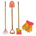 David Kirk Kids Posy Long-Handled Tools 4 Piece Set