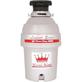 Waste King L-8000 Legend Series 1 HP Continuous Feed Operation Waste Disposer